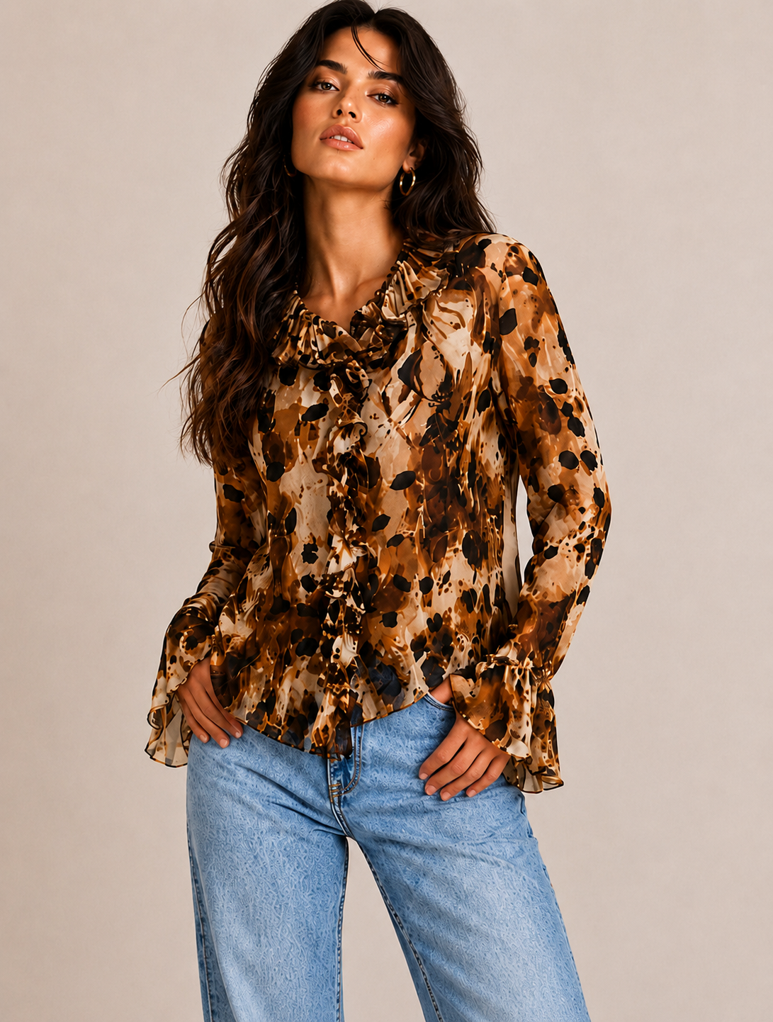 Everly Ruffled Blouse