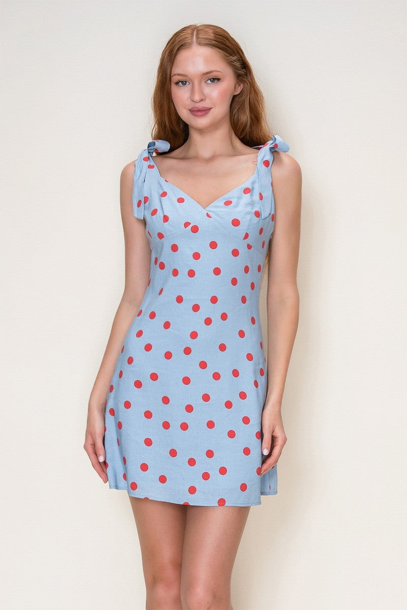 American Honey Polka Dot Mini Dress (PRE-ORDER/AVAILABLE TO SHIP 6/19)
