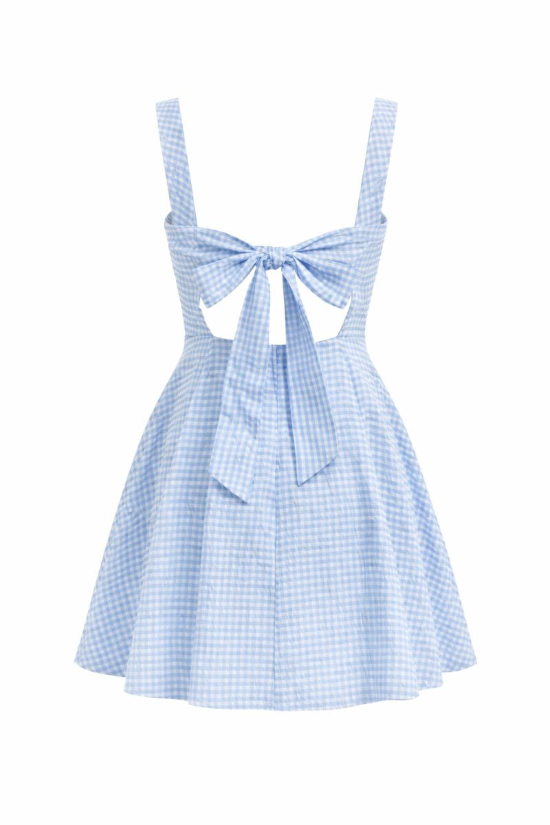 The Carolina Gingham Mini Dress