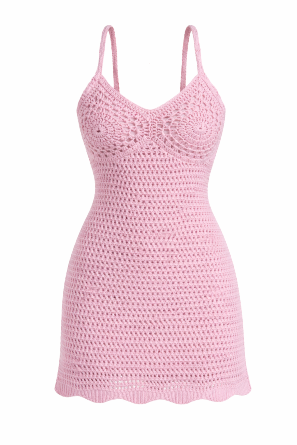 Azahara Crochet Mini Dress