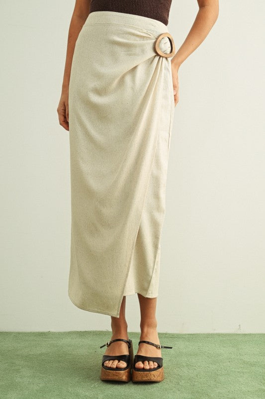 Luna Wrap Midi Skirt