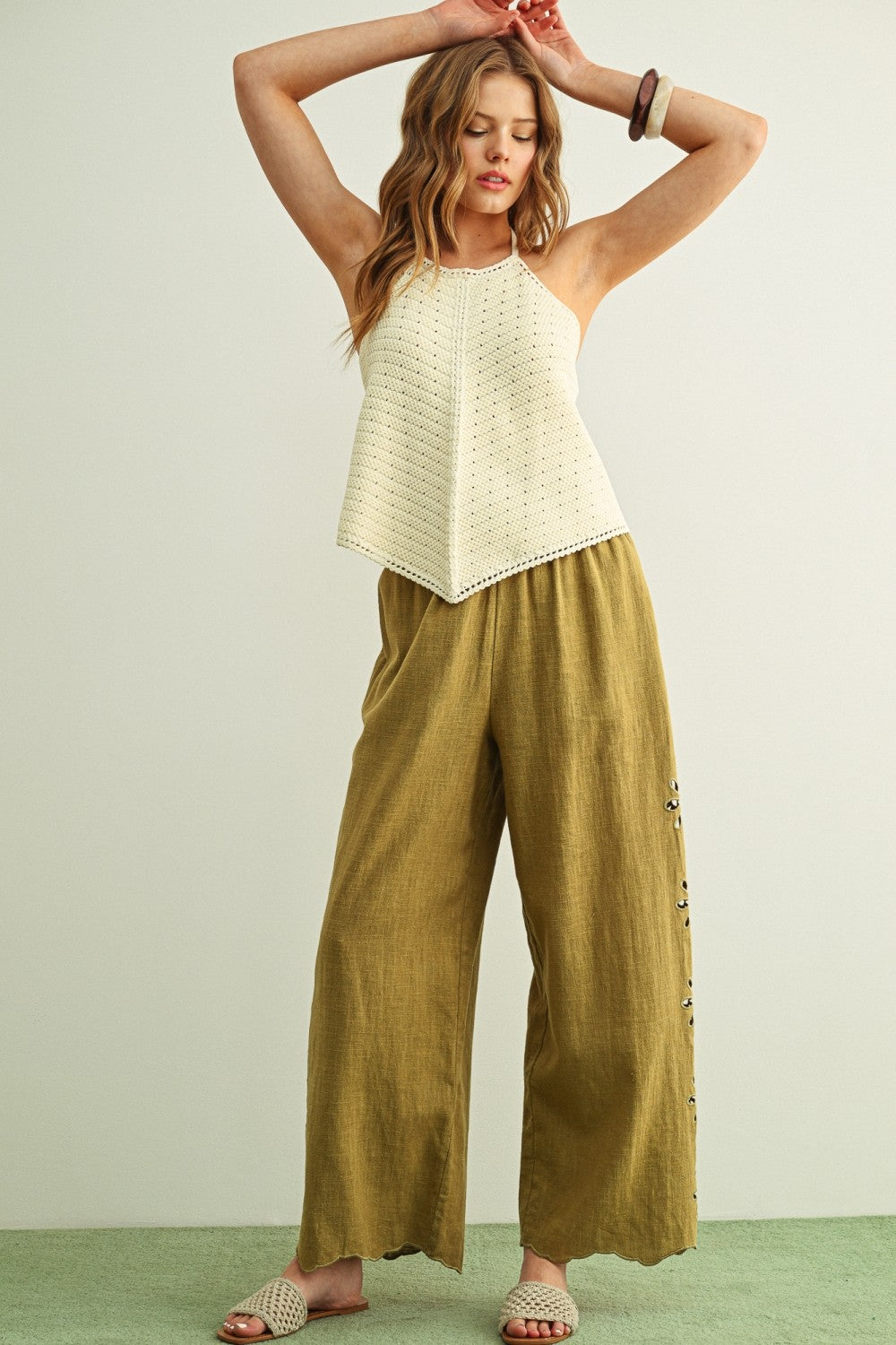 Coastal Crochet Halter Top