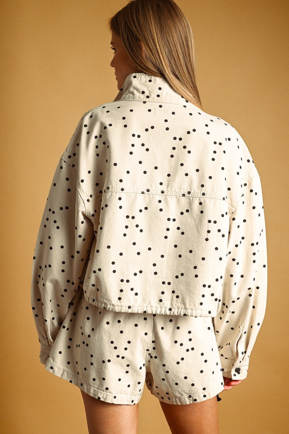 The Daisy Polka Dot Jacket (PRE-ORDER/AVAILABLE TO SHIP 9/18)