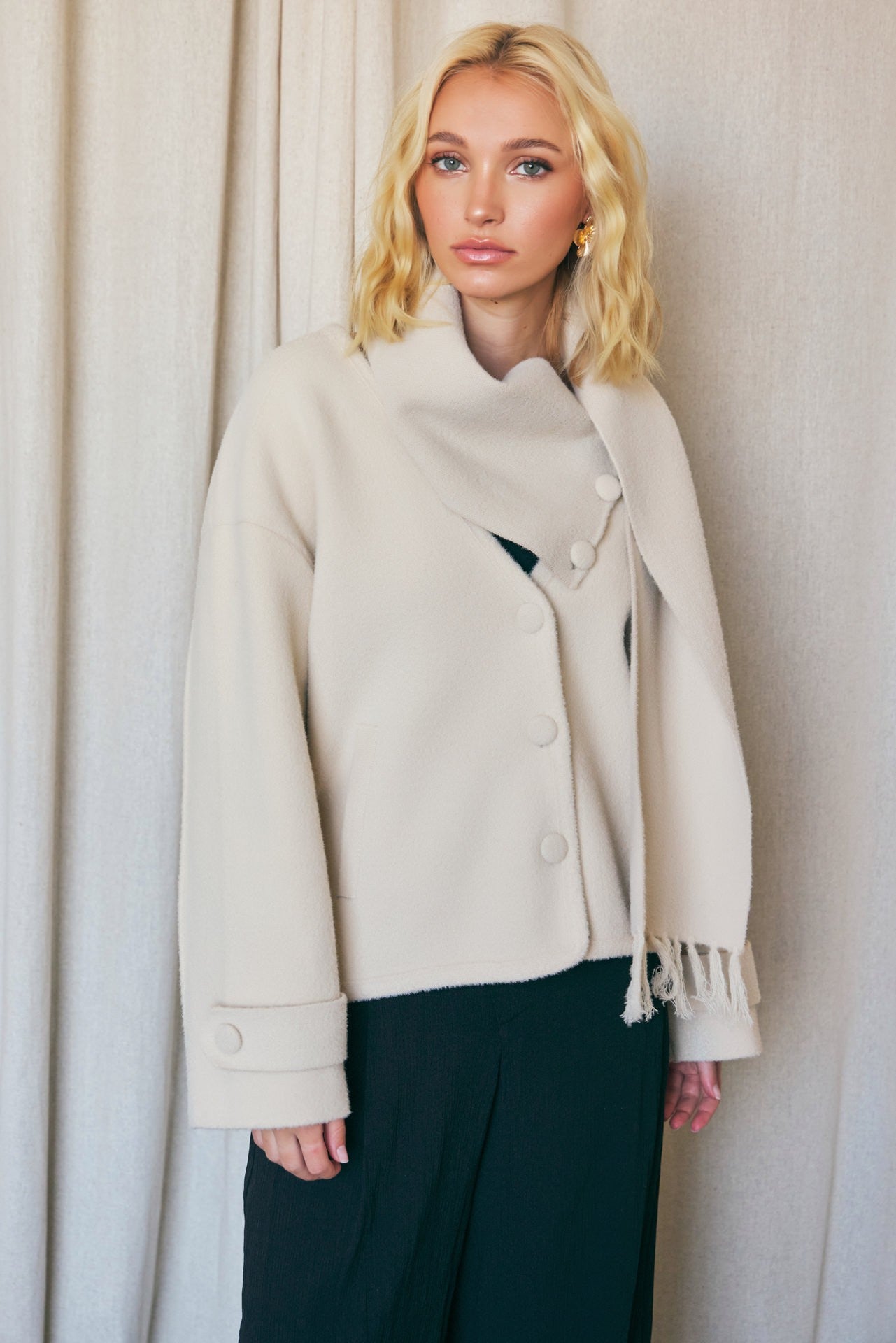 The Camille Scarf Jacket