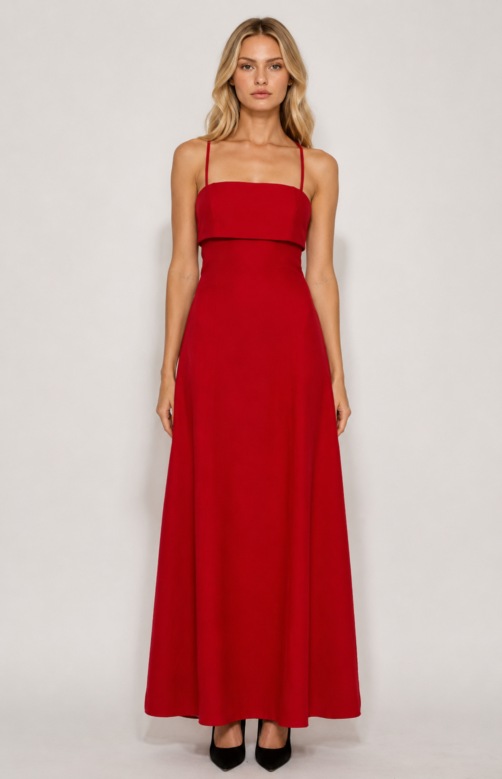 Lucy Linen Midi Dress