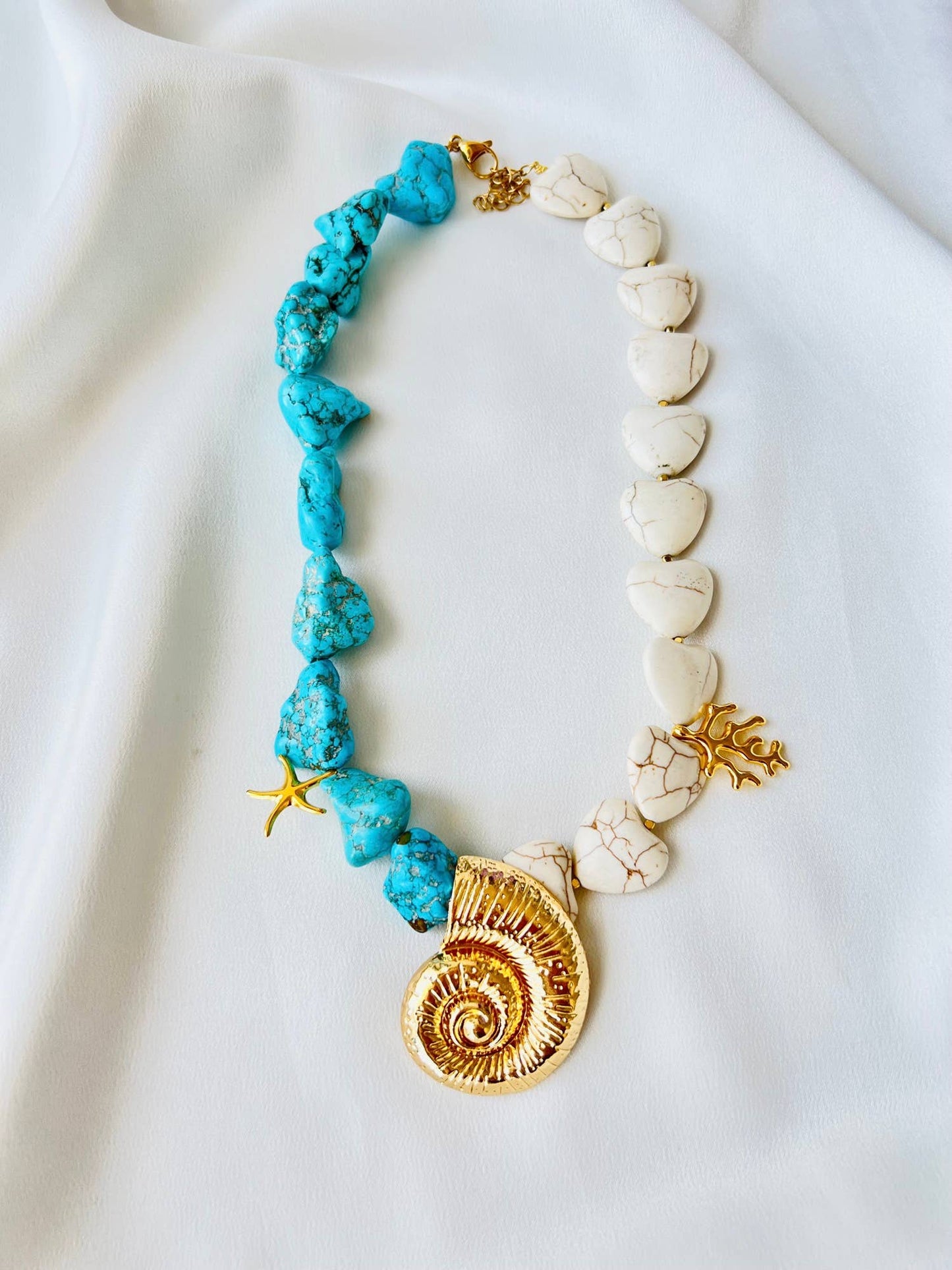 Seaside Treasure Statement Necklace