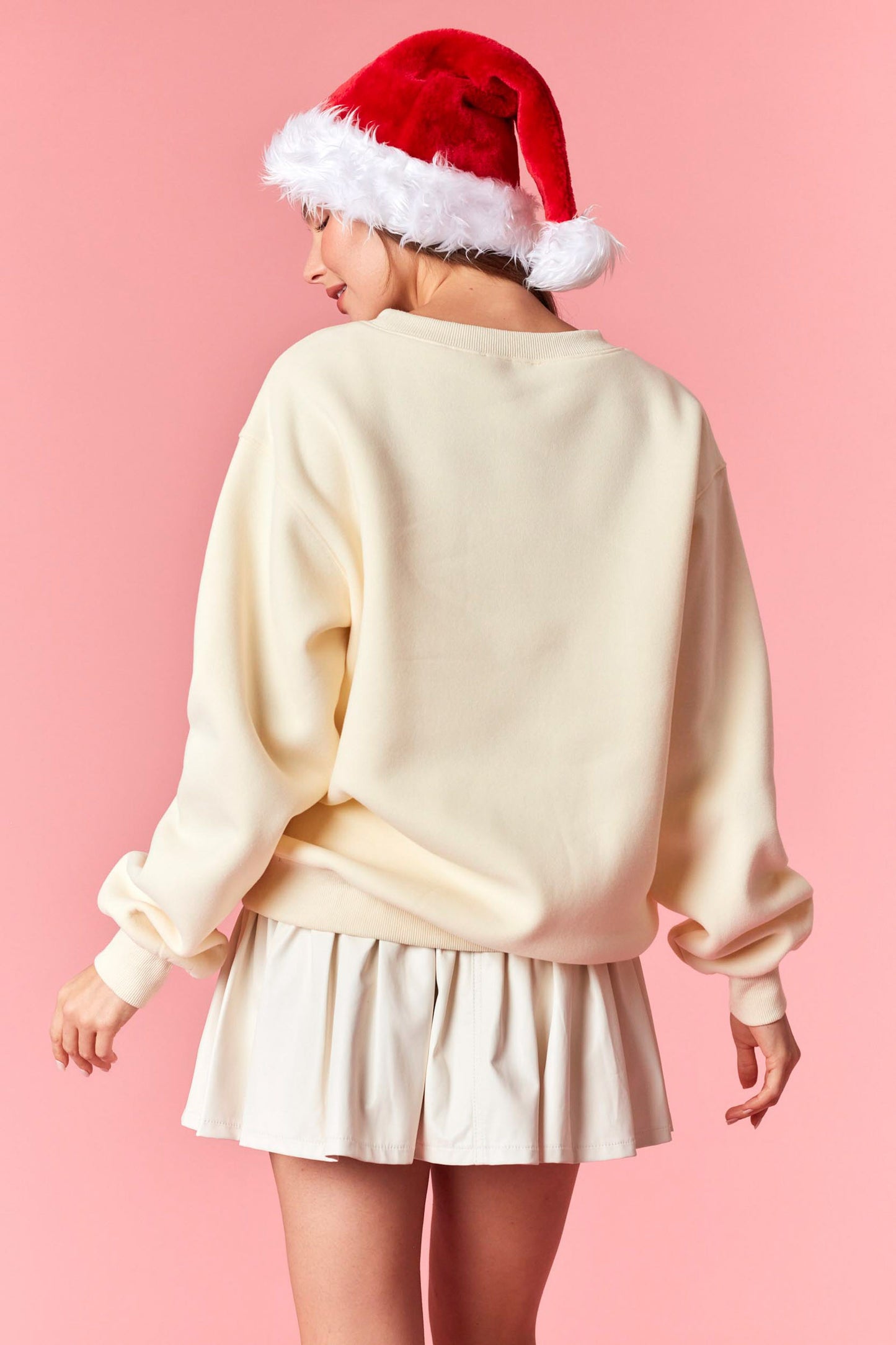 Holly Jolly Embrodiered Sweatshirt