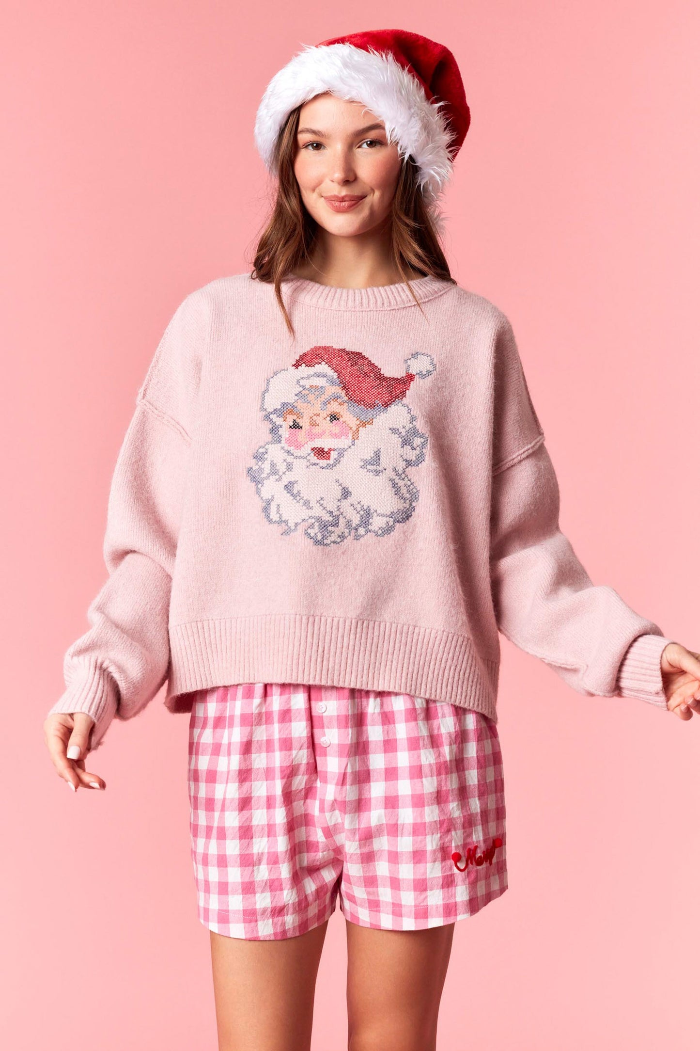 Santa Baby Embroidered Sweater