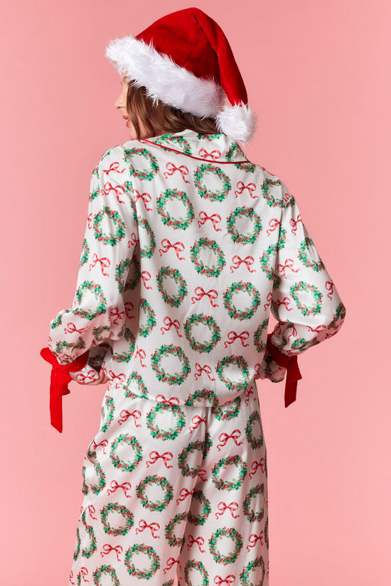 Christmas Satin Pj Set