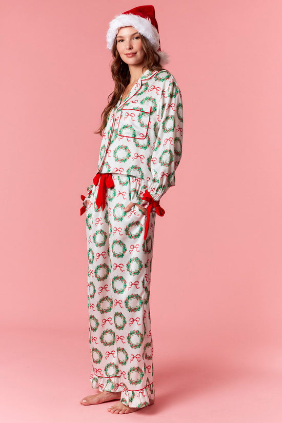 Christmas Satin Pj Set