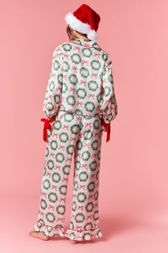 Christmas Satin Pj Set