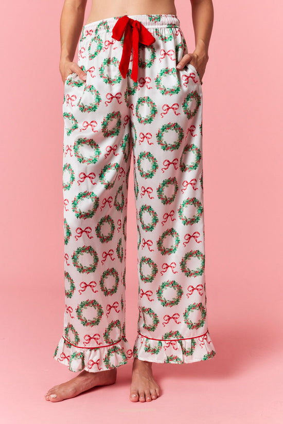 Christmas Satin Pj Set