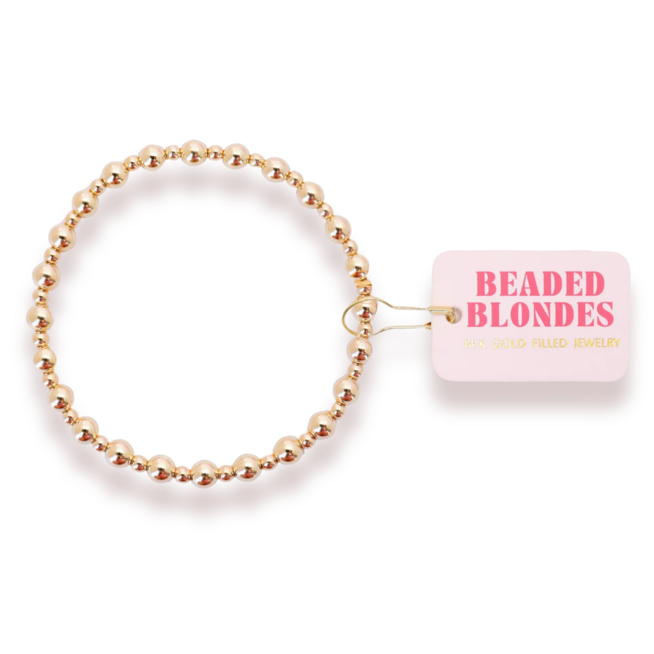 Beaded Blondes Katy Bracelet in Gold