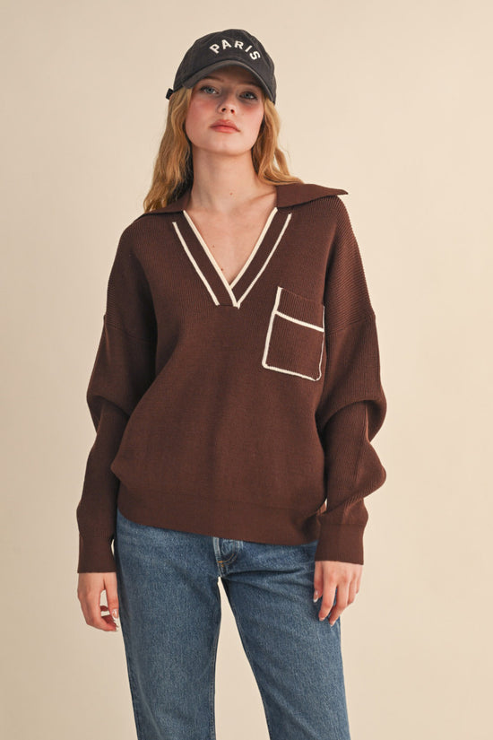 The CoCo Club V-Neck Sweater (PRE-ORDER - AVAILABLE 10/24)
