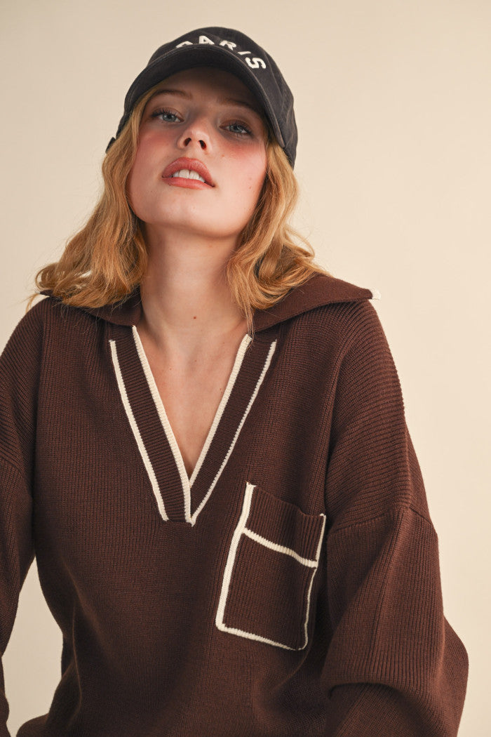 The CoCo Club V-Neck Sweater (PRE-ORDER - AVAILABLE 10/24)