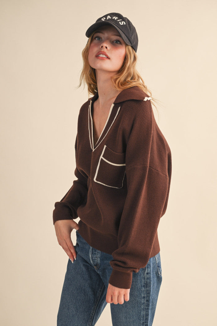 The CoCo Club V-Neck Sweater (PRE-ORDER - AVAILABLE 10/24)