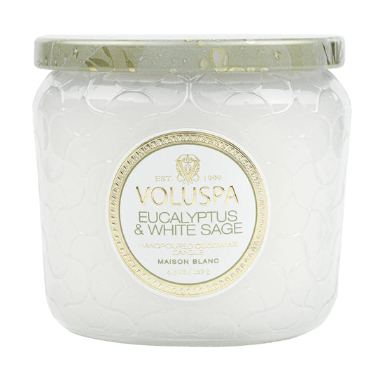 Eucalyptus White Sage Jar Candle